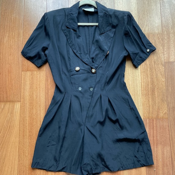 Vintage romper with shoulder pads - Picture 1 of 12